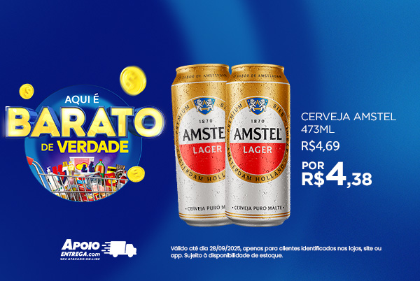 Cerveja Amstel 473ml  28/09